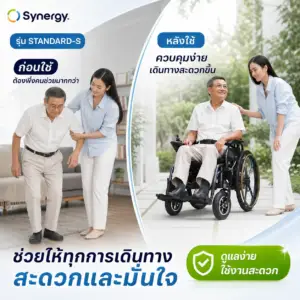 เดินทางสะดวก วีลแชร์ไฟฟ้า Standard-s