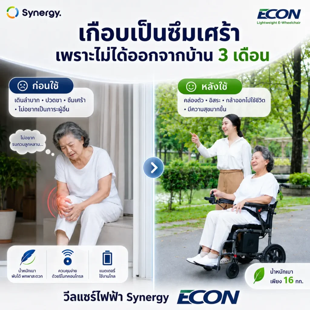 วีลแชร์ไฟฟ้ารุ่น ECON