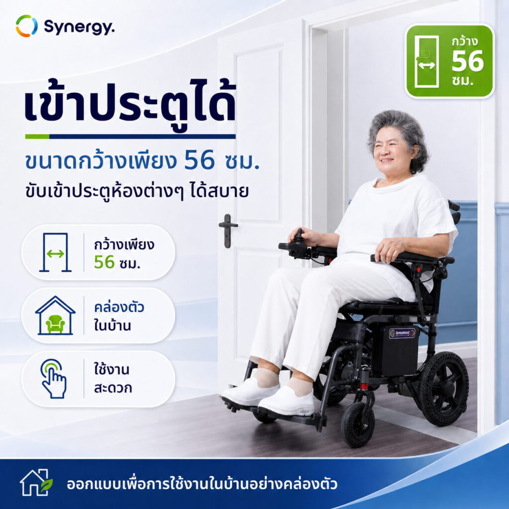 วีลแชร์ไฟฟ้า Synergy รุ่น ECON