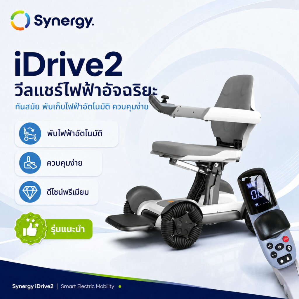 วีลแชร์ไฟฟ้า Synergy รุ่น iDRIVE 2
