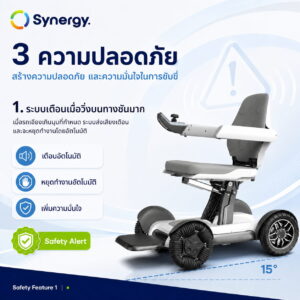 วีลแชร์ไฟฟ้า Synergy รุ่น iDRIVE 2