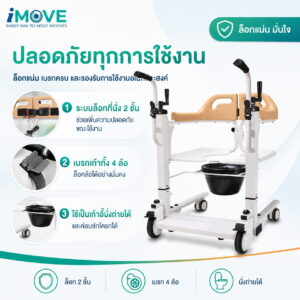 รถเข็นเคลื่อนย้ายผู้ป่วยติดเตียง