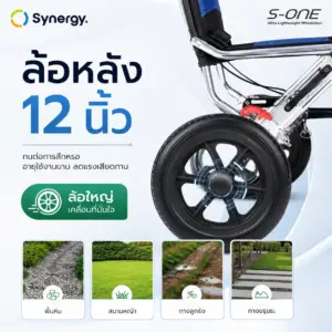 วีลแชร์แมนนวล Synergy รุ่น S-ONE 8